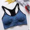 Tanks Femmes Femmes Active Sexy Soutien-gorge avec bretelles Pad Cami Cinq Couleur Fitness Gym Running Vest Taille S M L