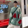 Kadın Sweaters Noel Ağacı Çift Sokak Kazak Kadın Kar Tanesi Sweatshirt Unisex Man Pullover Gömlekleri Günlük Forma Varsity Sonbahar Kış 231130