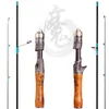 Hengel en molen combo's-Carbon Spinning Casting Reizen Lokken Hengel met UL Power 1,37 m, 1,50 m, 1,68 m Hengel voor vissen 220212276N