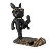 Objets décoratifs Figurines accessoires pour la maison Sculpture de bouledogue support de téléphone portable chambre mignon chien Statue bureau créatif 231129