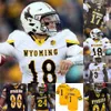 Custom Wyoming Football Jersey College 17 Josh Allen 6 Xazavian Valladay 15 Levi Williams Isaiah Neyor Bertagnole Charles Hicks Solomon Byrd Mens Youth