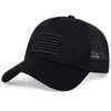 Ball Caps USA Flagowa czapka baseballowa Summer Breathable Hat Men Kobiety Taktyczne Kapelusze Kapelusze Unisex Hip Hop Outdoor Sport Trucker 231130
