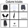 Anime Sebastian Michaelis Cosplay Uniform Suits Black Butler Costume Swallowtail Full Outfits Demon S Wig Headgear