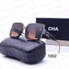 Sunglasses Original Eyeglasses Outdoor Shades Fashion PC Frame Fashion Classic Lady Mirrors for Women Men S Channel Cha Nel Glasses