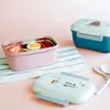 Set di stoviglie scatola da pranzo bento giapponese con cartone animato da tavolo per bambini stoccaggio sus3