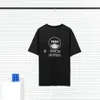 Maglietta da donna di design di lusso Correct 23ss Summer Family Letter 24 Stampa OS T-shirt a maniche larghe unisex