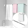 Tende da doccia Asta per abbigliamento regolabile Asciugatura vestiti Tenda per armadio Asciugamano da bagno da 50 a 98 cm Acciaio inossidabile238L