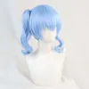 Hololive Hosimati Suisei Costume Cosplay Vtuber Suisui Parrucca Copricapo Costumi di scena Youtuber per feste di Halloween