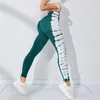 Leggings pour femmes Mode Fitness Sans couture Taille élastique Hip Lift Taille haute Tie Dye Pantalon de yoga serré Sexy Casual Sport 30159