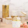 Baking Tools & Pastry 50 Pcs Colorful Greaseproof Paper Cups 5 Oz Cupcake Liners Disposable Muffin Cases Containers