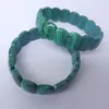 Strand Gros Malachite Pierre Bracelets Naturels Motif Énergie Main Rangée Chanceux Pour Femmes Hommes Cadeau Poignet Bijoux