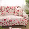 Stolskydd Peach Blossom Pattern SOFA Cover Stretch Elastic Soffa Covers för vardagsrumsmöbler Cover Couch Cover Fullt inpackad anti-damm Q231130