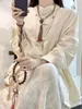 Vêtements ethniques 2023 Chinois Vintage Cheongsam Top Élégant Rétro Art Lâche Tangsuits Blouse Lady Hanfu Quotidien Confortable Chemise