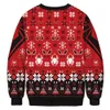 Men's Sweaters Men Women Spiders Snowflakes Ugly Christmas Sweater 3D Funny Print Autumn Winter Festive Clothing Pullover Tacky Xmas Sweatshirt 231130