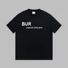 Burrerys Designer Tshirts Brands Men Women's Top Tees 100% Cotton T Shirt Summer Sports Leisure Breathable Shirts Fashion Trend Unisex Couple Tops Short Sleeve