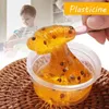 Clay Dough Modeling 60ml Crystal Slime Toys Clear Honey Bee PolymerClay Lizun Glue Mud Putty DIY Toy Antistress 231129