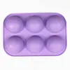 Nouveau 1 pièces 3D boule ronde demi-sphère Silicone moules pour bricolage cuisson pouding Mousse chocolat gâteau moule cuisine accessoires outils