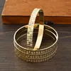 Bangle Adult Size 4PCS 65MM 9K Gold Color Hig Quality Top Sale Cute Bracelet Jewelry Flower Girl Birthday Party Gift