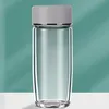 Contenitore per bevande per succhi di bottiglia d'acqua in vetro a doppia parete ecologico2957