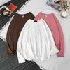 Men's T Shirts MRMT 2023 T-shirt 9 Basic Color Long Sleeve Slim Young Pure 3XL Size O Collar