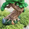 Decoratieve beeldjes Objecten Elf Tree House Miniatuur Fairy Garden Huis Huizen Decoratie Mini Craft Micro Landschapsarchitectuur Decor Diy Accessori