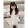 Dancewear Girl Baby Fashionable Two Piece Dress Girl S Autumn Little Fragrant Princess 1 7 år gammal 231130