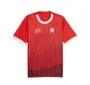 24 25 Switzerland Switzer Cover Jerseys Kids Kids 2024 2025 Embolo Shaqiri Xhaka Elvedi Akanji Zakaria Sow Rieder Boys Football قمصان السويسرية بالزي الرسمي