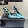 Pantoufles 2023 Marque Devise Rivet Bowknot Sandales Femmes Mode Sexy Slim Frenulum Banquet Européen Américain Discothèque 45 Chaussures 231130