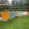 Pink Handbag Large Tote Shoulder Bags Fashion Bogg PVC Travel Bags Plastic Cross Body Top Handle Shopping Purse Weekender Designers Clutch Summer Beach Bag