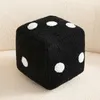 Plush Pillows Cushions 30CM Creative Dice Stuffed Toy Plush Toy Cube Home Sofa Decoration Digital Puzzle Pillow Prop Gifts To Friends 231129