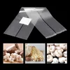 20Pcs 250x500mm PVC Mushroom Grow Bag Spawn Bag Substrate High Temperature Resistant Pre Sealable Garden Supplies Planting Bags 21209o