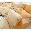 Bedding sets Autumn And Winter Thickened Milk Velvet Bed Duvet Cover With Double-Sided Coral Velvet Duvet Cover And Flannel Plush Duvet Cover 231129