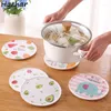 Tafelmatten schattige cartoon melamine placemat oliebestendige anti-scaltende hoge temperatuur weerstand dranken houder creatieve thee keukengereedschap