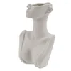 Vasi Creativo Testa Umana Viso Fiore Ritratto Vaso Decorativo Vaso Nordico Ornamento Ceramica Statua Artigianato Casa