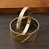 Bangle Adult Size 4PCS 65MM 9K Gold Color Hig Quality Top Sale Cute Bracelet Jewelry Flower Girl Birthday Party Gift