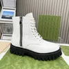 Woman Designer Bot Martin Boots Black Boot Winter Snow Boots platforma płótno botki masywne sneaker kowbojski kostka z pudełkiem