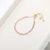 Klassiek ontwerp tennisketen Bracelet Multicolor Crystal armbanden sieraden voor vrouwen geschenk groothandel