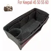 For Keepall 45 50 55 60Bag Insert Organizer Purse Insert Organizer Bag Shaper Bag Liner- Premium Felt Handmade 20 colors 210402308k