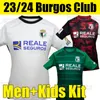 23/24 Burgos BERMEJO GASPAR Voetbalshirts CF ARTOLA P.VALCARCE MUMOZ 2023 Home Wit Uit 3e heren kindertenue Voetbalshirts Uniform met korte mouwen