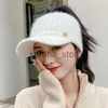 Ball Caps Women HATS 2022 Nowy jesień zima ciepłe króliki Czapki Kraby Outdoor Sport Golf Ponytail Hat Baseball Caps Visor Gorras Hombre J231130