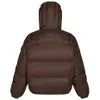 Herren Daunenparkas Männer Pufferjacken Mit Kapuze Streetwear Windjacke Mantel Hoher Kragen Gepolstert Hip Hop Mann Parka Verdicken Warme Mäntel Y2K 231129