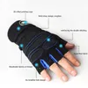 Five Fingers Gloves Gym for Men Women Fitness Weight Lifting Wristband Body Building Training Sports Exercise Cycling Glove Shockproof 231130