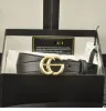 2024 Luxury Designer Women's GG Belt Men's Belt Luxury Gold Belt Classic Fashion Casual Width Size 105-125cm Birthday Gift