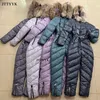 Kobiety Jumpsuits Rompers Snow One Piece dla kobiet kombinezony Ubrania narciarskie zimowe kurtki z kapturem strój bodysuta z kapturem Kobieta kombinezon 231129