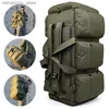 Utomhuspåsar utomhus camping vandring väska 100l super kapacitet rese bagage väska män militär ryggsäck taktisk pack sport lagring väska q231130