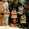 Dekoracje świąteczne Dostosowane świąteczne ozdoby rodzinne spersonalizowane 3-6 Nazwy ozdoby choinki wislarz domowy dekoracja domu kreatywna prezent 231129
