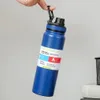 Wasserflaschen 1000 ml Outdoor-Thermosflasche Große Kapazität Tragbarer Sport mit Teefilter Edelstahl-Thermobecher Auslaufsicher 231130