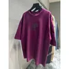 2023 قميص Tshirt جديد للسيدات عالي الجودة {مستقيم} Spring Summer Edition Classic Lock Print Sleeve T-shirt tysex زوجين للجنسين