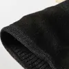 Novos homens moda gota plástico duas cores carta de malha pulôver boné senhoras resistente ao desgaste engrossado esportes ao ar livre chapéu de esqui quente 230920
