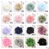 Accessori per capelli Scrunchies oversize Fascia elastica per capelli grande in gomma Ragazze Porta coda di cavallo color caramella Scrunchie in chiffon liscio Donna Ac Dhtj6